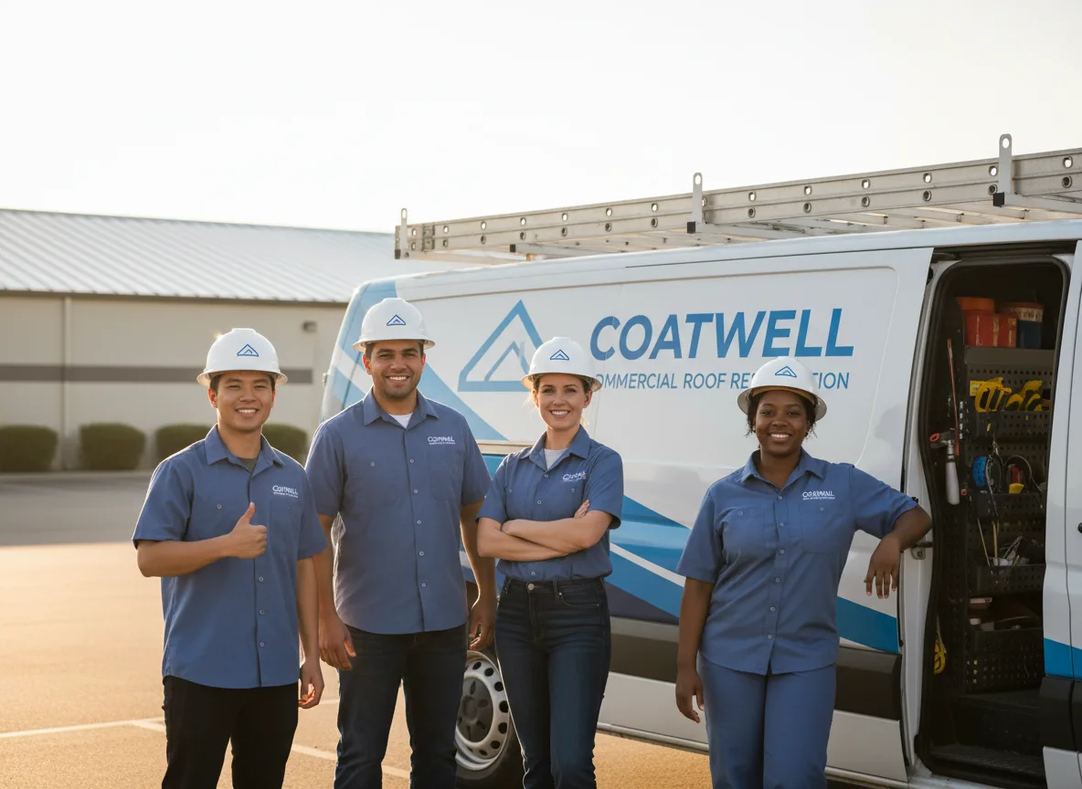 Commercial roof coating company in Acra, NY